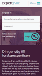 Mobile Screenshot of expertsvar.se